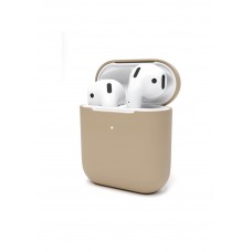 Чехол для Apple AirPods 2 без карабина, ореховый