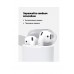 Чехол для Apple AirPods 2 без карабина, белый