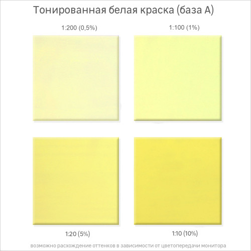 Колорант Luxens 0.1 л цвет лимонный