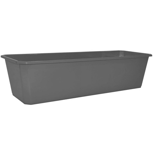 Ящик балконный Ingreen 60x17x15 см пластик цвет тёмно-серый