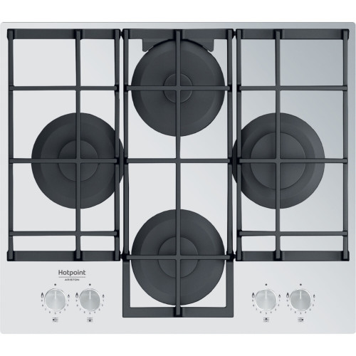 Варочная панель газовая Hotpoint HAGS 61F/WH, 4 конфорки, 59x51 см ...