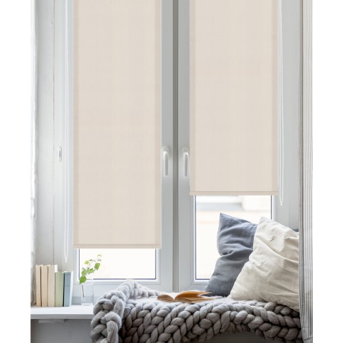 Штора рулонная Inspire Шантунг 50x160 см бежевая